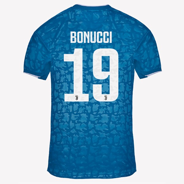 Trikot Juventus NO.19 Bonucci Ausweich 2019-20 Blau Fussballtrikots Günstig
